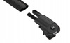 Turtle Air 1 BLACK 90/86 - aerodynamiczny aluminiowy bagażnik dachowy na relingi tradycyjne