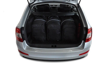 SKODA OCTAVIA KOMBI 2013-2020 TORBY DO BAGAŻNIKA 5 SZT