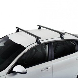 Cruz Airo Dark T 925-773 + kit 935-862 - aluminiowy bagażnik dachowy | Toyota Corolla XII sedan 2019-