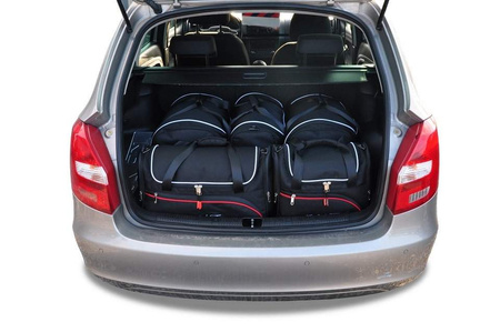 SKODA FABIA KOMBI 2007-2014 TORBY DO BAGAŻNIKA 5 SZT