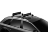 Uchwyt na narty THULE Snowpack Extender Black (732507) | 5 par nart lub 2 deski snowboardowe