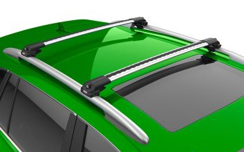 Turtle Air 1 102/102 - aerodynamiczny aluminiowy bagażnik dachowy na relingi tradycyjne