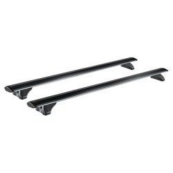 Cruz Airo Dark FIX 925-713 + kit 936-586 - aluminiowy bagażnik dachowy | BMW X3 (G01) 2018-