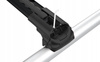 Turtle Air 1 BLACK 102/98 - aerodynamiczny aluminiowy bagażnik dachowy na relingi tradycyjne