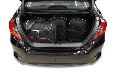 HONDA CIVIC LIMOUSINE 2017-2021 TORBY DO BAGAŻNIKA 5 SZT