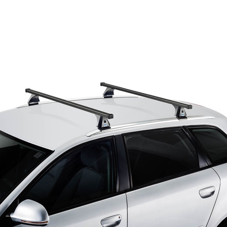 Cruz S-FIX 921-380 + kit 936-517 - stalowy bagażnik dachowy | Audi Q7 2006-2015