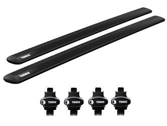 Thule Wingbar Evo Raised Rail 7114B-775 - aluminiowy bagażnik dachowy na relingi tradycyjne
