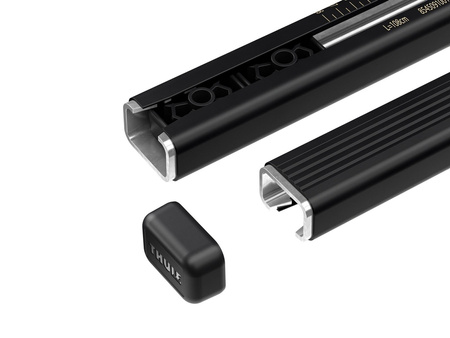 Thule Squarebar Raised Rail 7124-775 - aluminiowy bagażnik dachowy na relingi tradycyjne