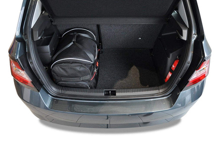SKODA FABIA HATCHBACK 2014-2021 TORBY DO BAGAŻNIKA 3 SZT