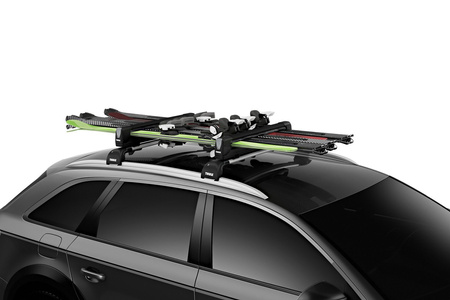 Uchwyt na narty THULE Snowpack Extender Black (732507) | 5 par nart lub 2 deski snowboardowe