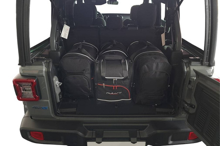 JEEP WRANGLER PHEV 2021+ TORBY DO BAGAŻNIKA 4 SZT
