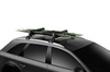 Uchwyt na narty THULE Snowpack M Black (732406) | 4 pary nart lub 2 deski snowboardowe