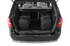 MERCEDES-BENZ B 2011-2018 TORBY DO BAGAŻNIKA 4 SZT
