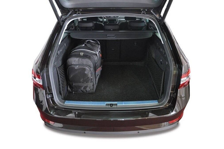 SKODA SUPERB KOMBI 2015-2023 TORBY DO BAGAŻNIKA 5 SZT