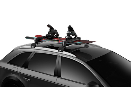Uchwyt na narty THULE Snowpack M Black (732406) | 4 pary nart lub 2 deski snowboardowe