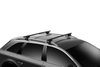 Thule Squarebar Raised Rail 7123-7104 - stalowy bagażnik dachowy na relingi tradycyjne