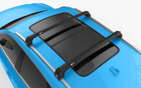 Turtle Air 2 BLACK 86/86 - aerodynamiczny aluminiowy bagażnik dachowy