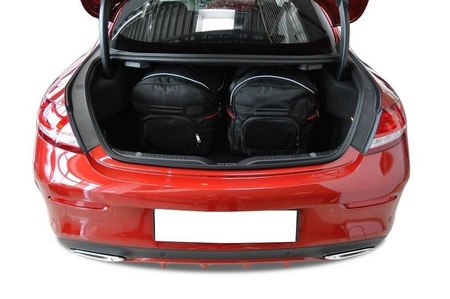 MERCEDES-BENZ C COUPE 2014-2021 TORBY DO BAGAŻNIKA 4 SZT