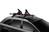 Uchwyt na narty THULE Snowpack M Black (732406) | 4 pary nart lub 2 deski snowboardowe