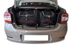 DACIA LOGAN LIMOUSINE 2012-2020 TORBY DO BAGAŻNIKA 5 SZT