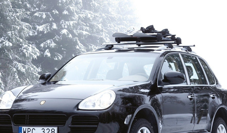 Uchwyt na narty Mont Blanc McKinley/Ridge | 4 pary nart lub 2 deski snowboardowe