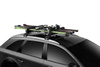 Uchwyt na narty THULE Snowpack Extender Black (732507) | 5 par nart lub 2 deski snowboardowe