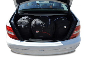 MERCEDES-BENZ C LIMOUSINE 2006-2014 TORBY DO BAGAŻNIKA 4 SZT