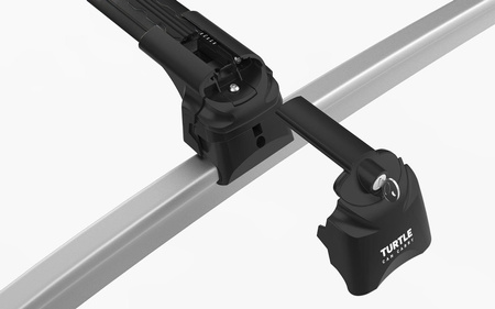 Turtle Air 2 BLACK 90/90 - aerodynamiczny aluminiowy bagażnik dachowy