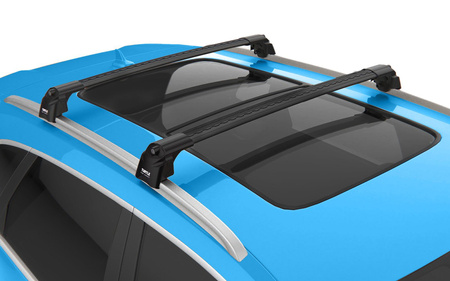 Turtle Air 2 BLACK 78/78 - aerodynamiczny aluminiowy bagażnik dachowy