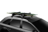 Uchwyt na narty THULE Snowpack Extender Black (732507) | 5 par nart lub 2 deski snowboardowe
