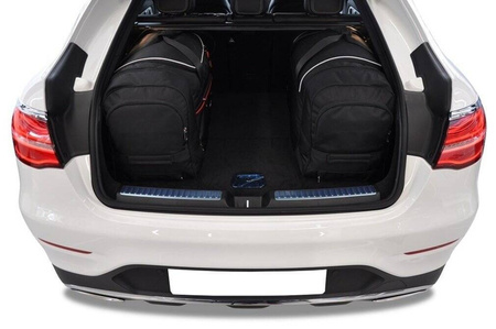 MERCEDES-BENZ GLC COUPE 2016-2022 TORBY DO BAGAŻNIKA 4 SZT