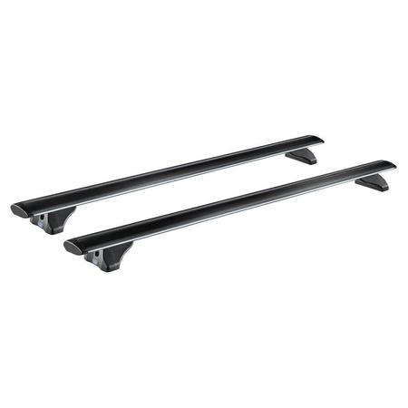 Cruz Airo Dark FIX 925-713 + kit 936-543 - aluminiowy bagażnik dachowy | Honda Civic IX Tourer 2014-