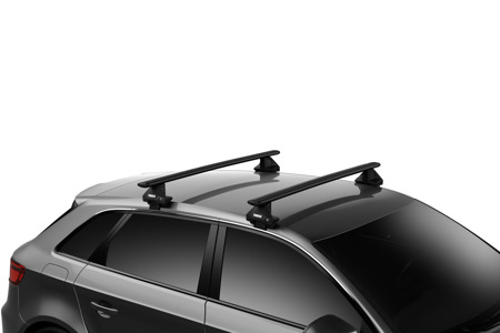 Thule Wingbar Evo Clamp Black 7114B-7105-5135 - aluminiowy bagażnik dachowy | Honda Civic IX 2012-2017